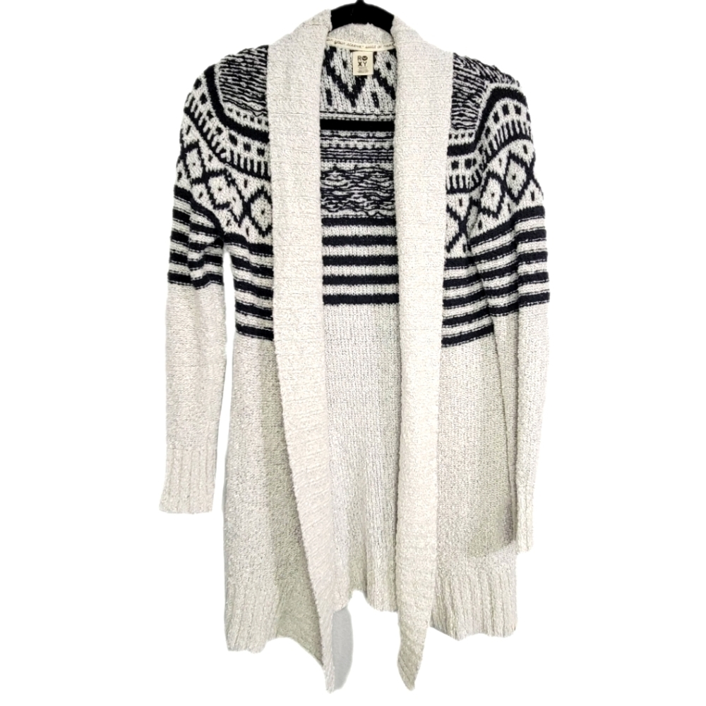 ROXY Open Front Knit Cardigan Size Small